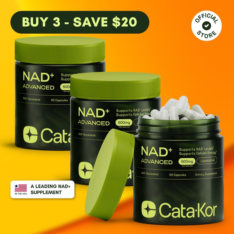 Cata-Kor NAD+ Vitality Trio - 180 Caps