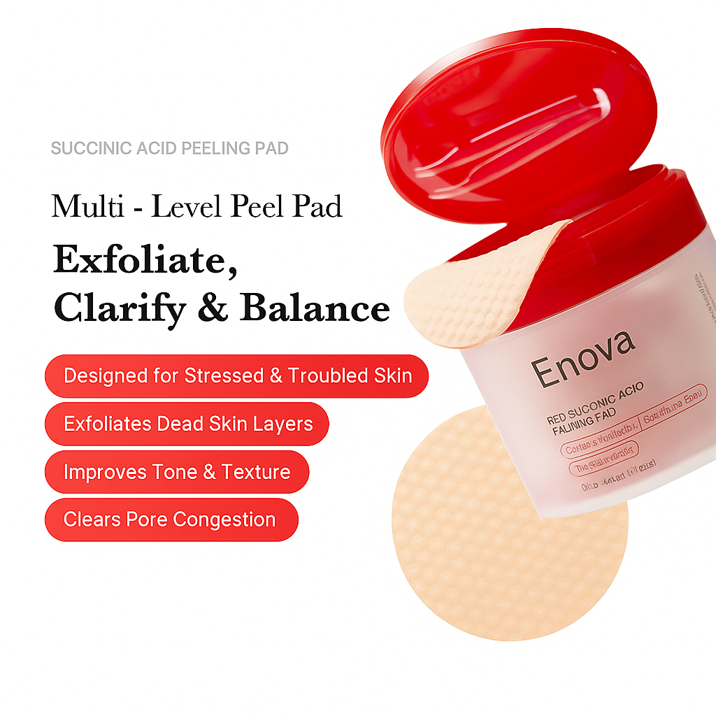 Enova Red Succinic Acid Glow Pads