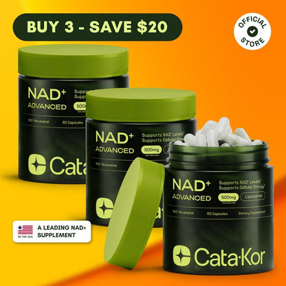 Cata-Kor NAD+ Vitality Trio - 180 Caps