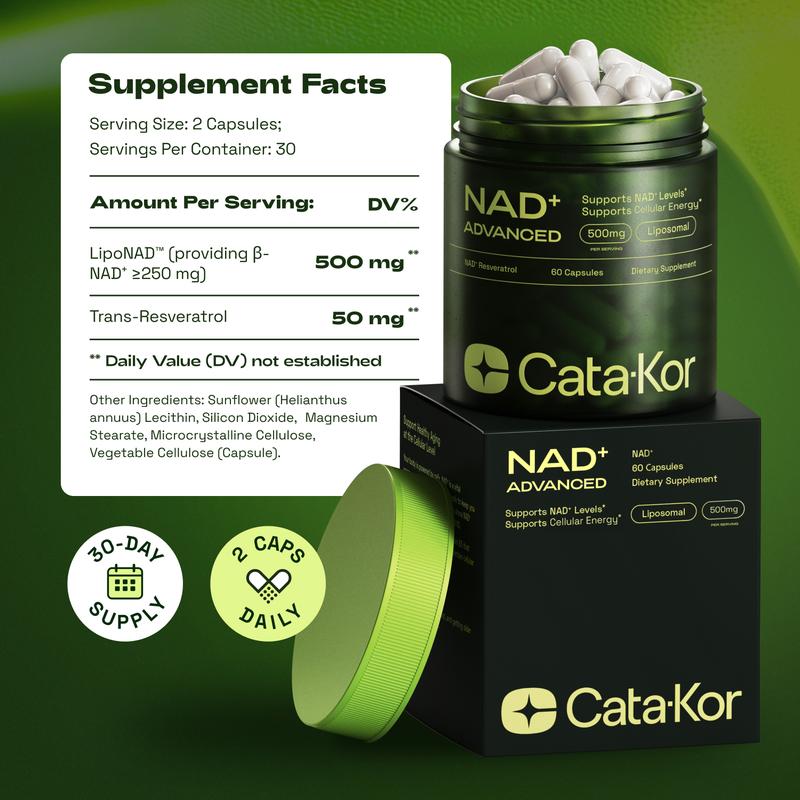 Cata-Kor NAD+ Vitality Trio - 180 Caps