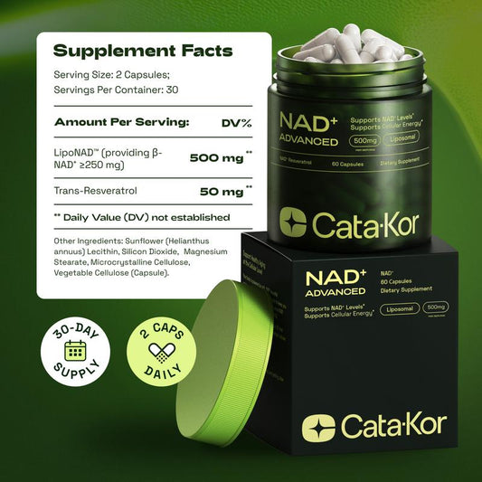 Cata-Kor NAD+ Vitality Trio - 180 Caps