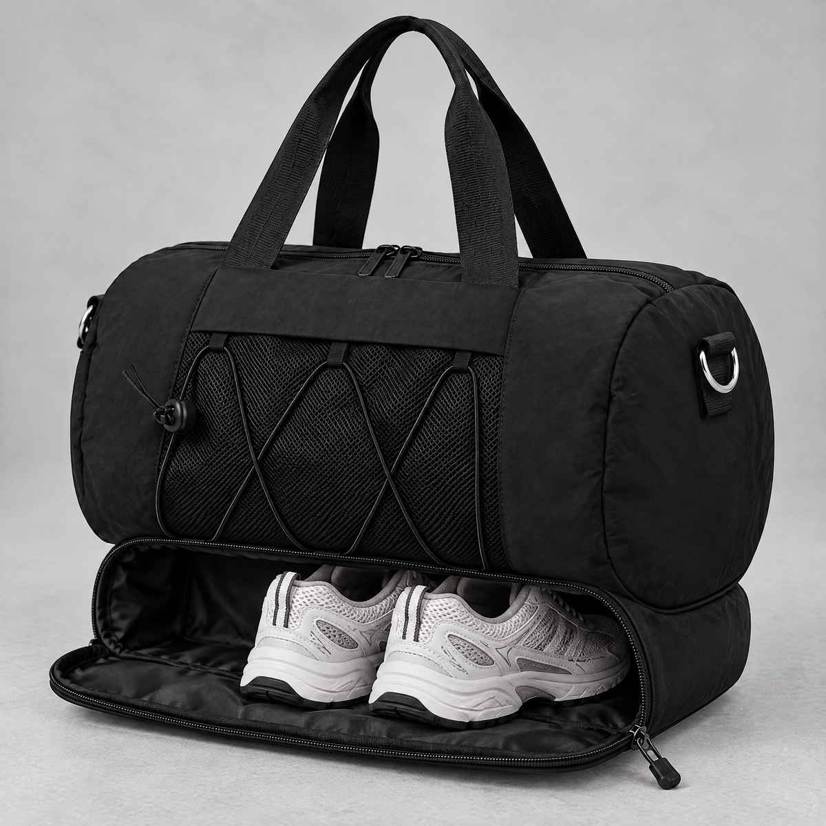 DryHaul shoe compartment with trainers