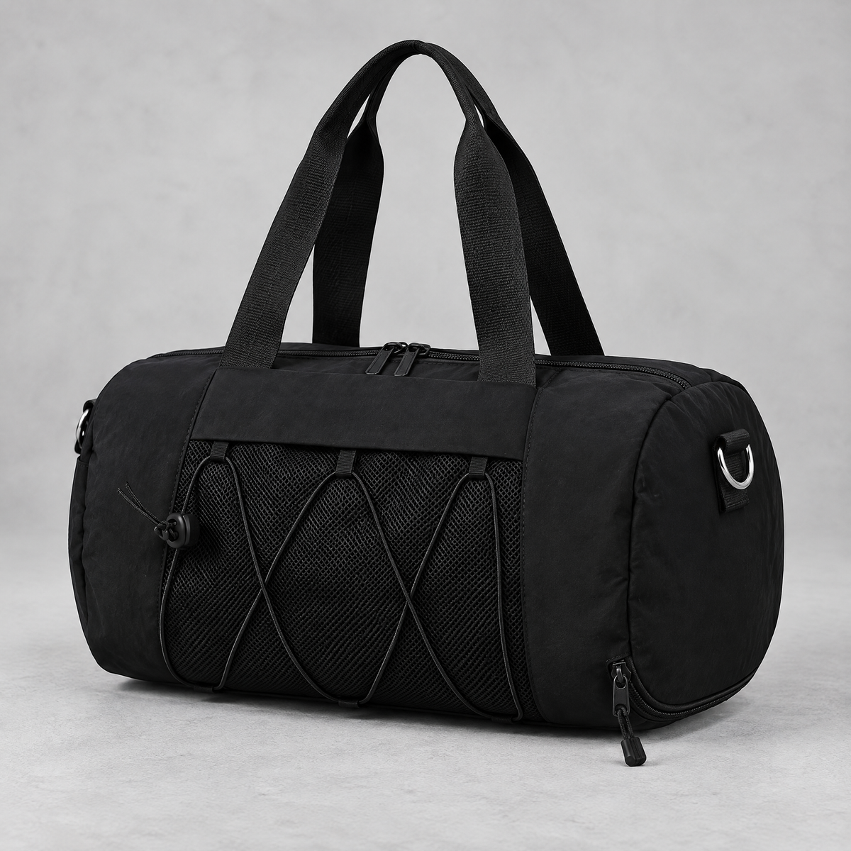 Black DryHaul barrel gym duffel