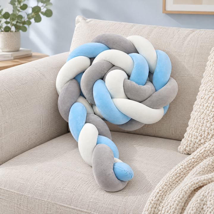LoopNest Braided Knot Pillow