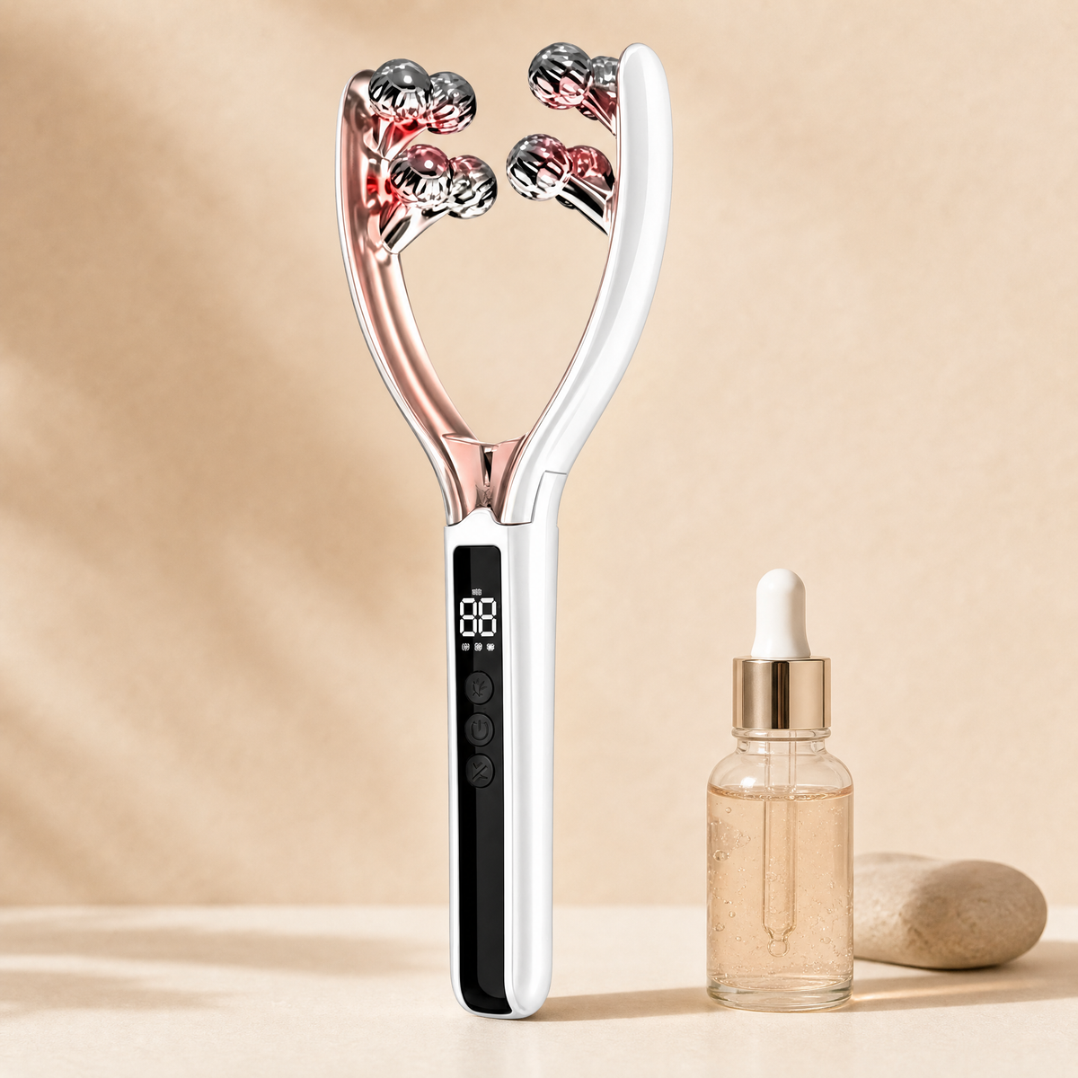 LumaSculpt Y-shaped face massager